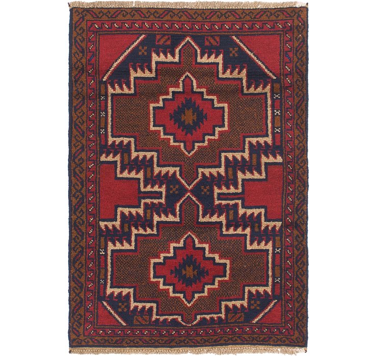2' 10 x 4' 4 Balouch Persian Rug