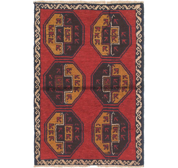 2' 10 x 4' 4 Balouch Persian Rug