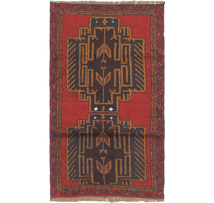 2' 7 x 4' 7 Balouch Persian Rug