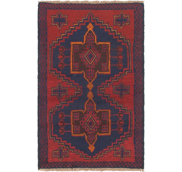 2' 10 x 4' 7 Balouch Persian Rug