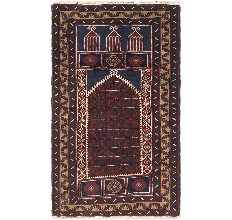 3' x 5' Balouch Persian Rug