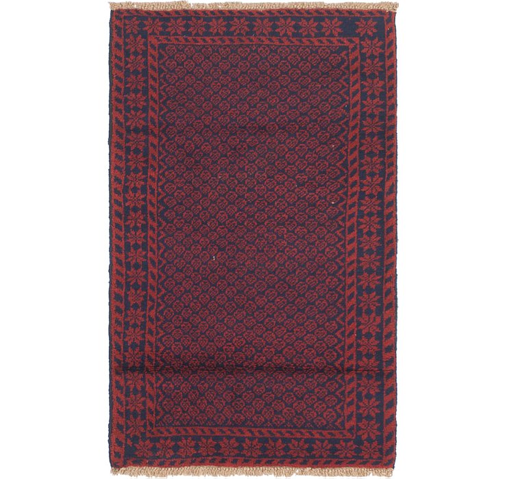 2' 9 x 4' 6 Balouch Persian Rug
