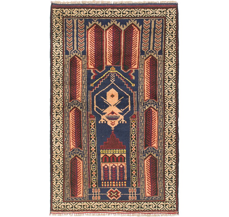 2' 10 x 5' Balouch Persian Rug