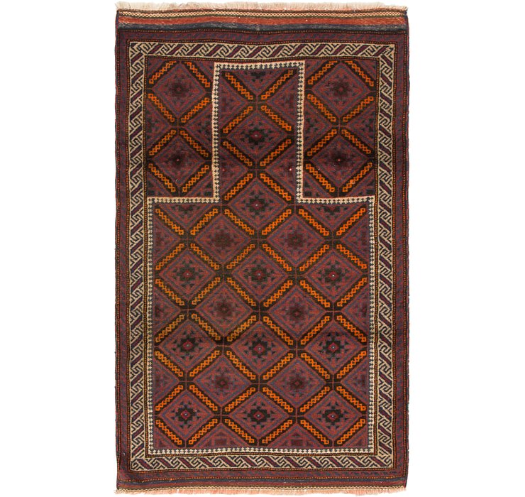 2' 10 x 4' 9 Balouch Persian Rug
