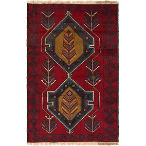 HandKnotted 2' 9 x 4' 4 Balouch Persian Rug