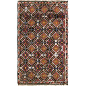 Unique Loom 2' 9 x 4' 6 Balouch Persian Rug