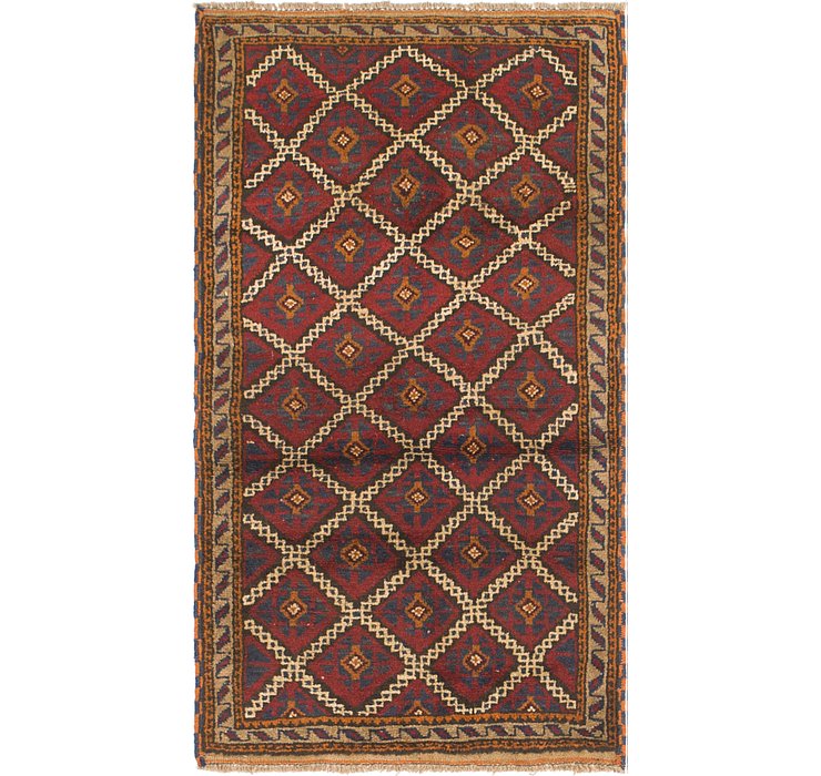 2' 9 x 4' 9 Balouch Persian Rug