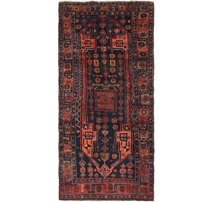 4' 2 x 9' Zanjan Persian Runner Rug