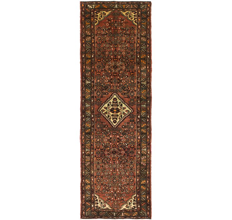 3' 5 x 10' 8 Hossainabad Persian Run...