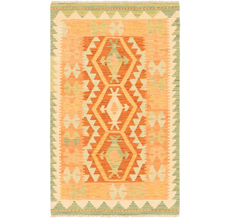 2' 5 x 4' Kilim Waziri Rug