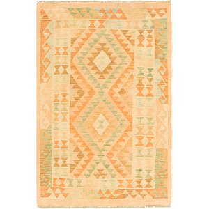 Unique Loom 2' 7 x 4' Kilim Waziri Rug