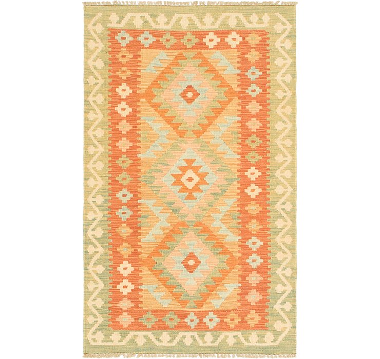 2' 5 x 4' Kilim Waziri Rug