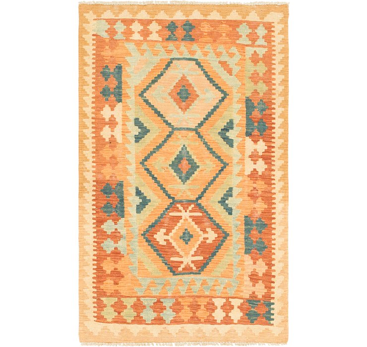 2' 7 x 4' 4 Kilim Waziri Rug