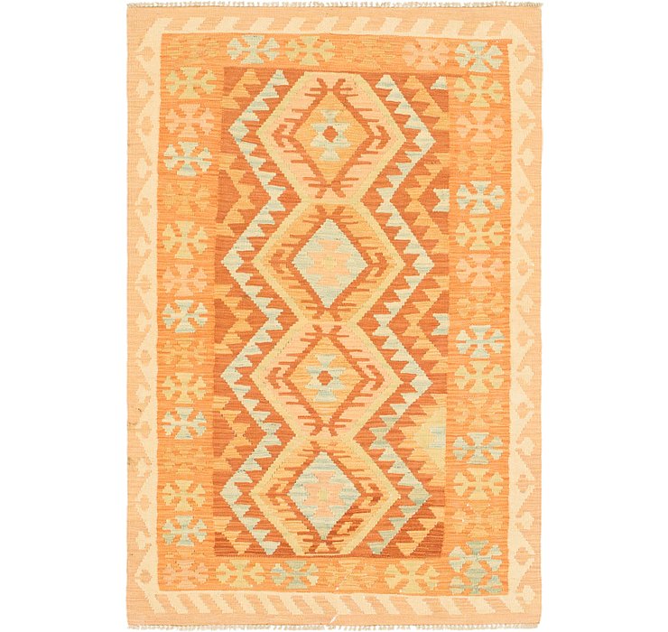 3' 4 x 5' Kilim Waziri Rug