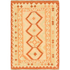 3' 4 x 4' 10 Kilim Waziri Rug