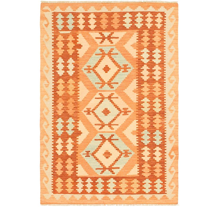 3' 4 x 5' Kilim Waziri Rug