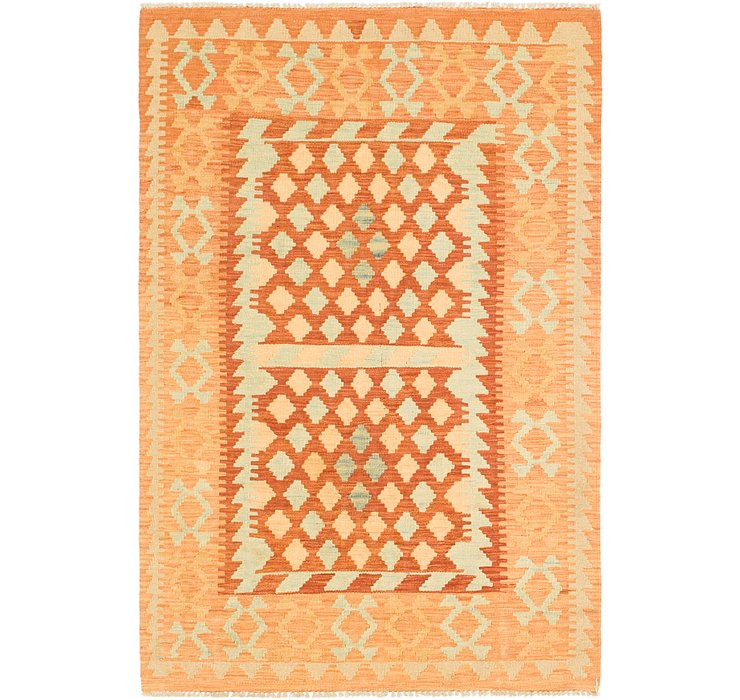 3' 4 x 5' Kilim Waziri Rug