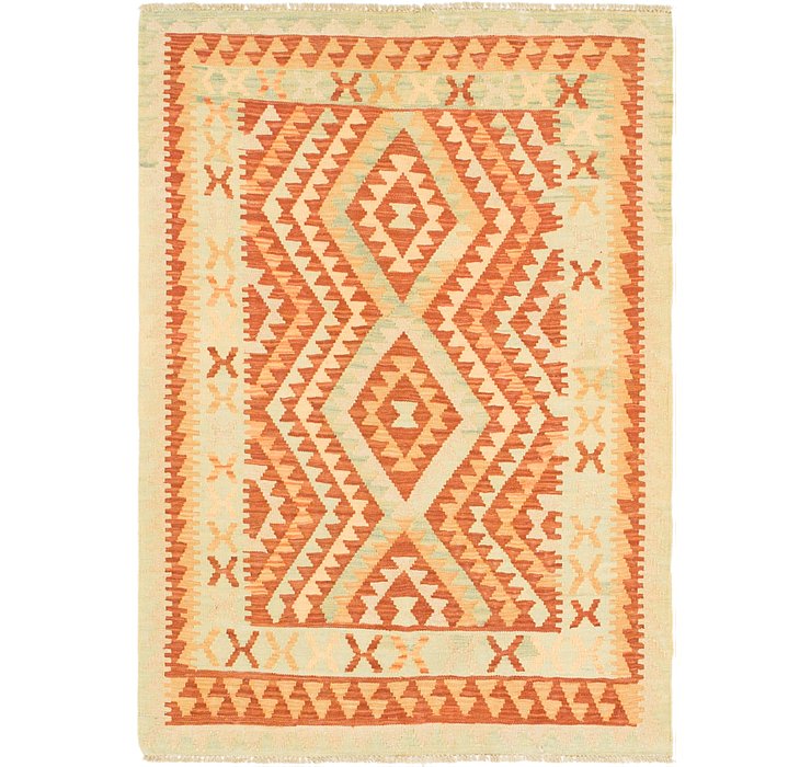 3' 4 x 4' 9 Kilim Waziri Rug