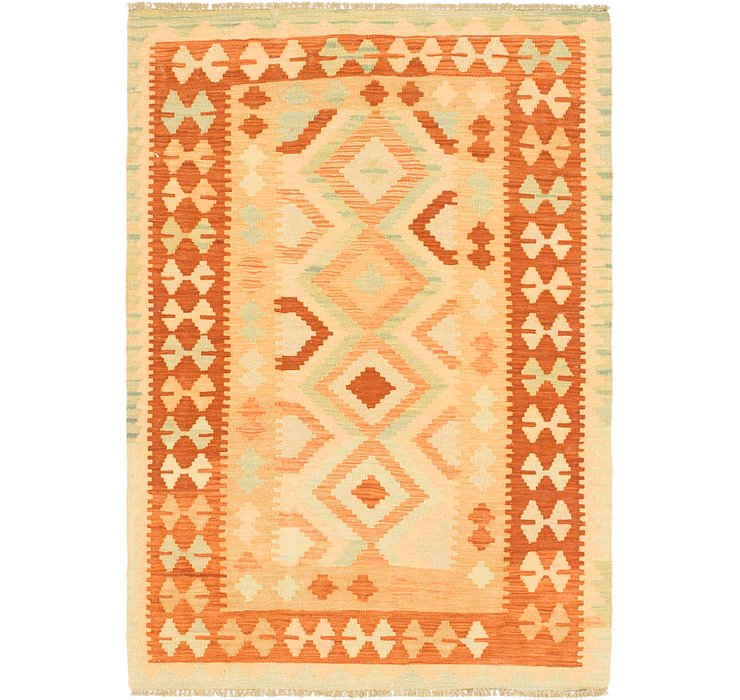3' 5 x 5' Kilim Waziri Rug
