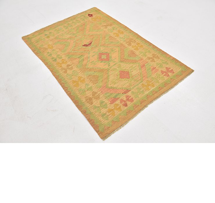 3' 4 x 5' Kilim Waziri Rug