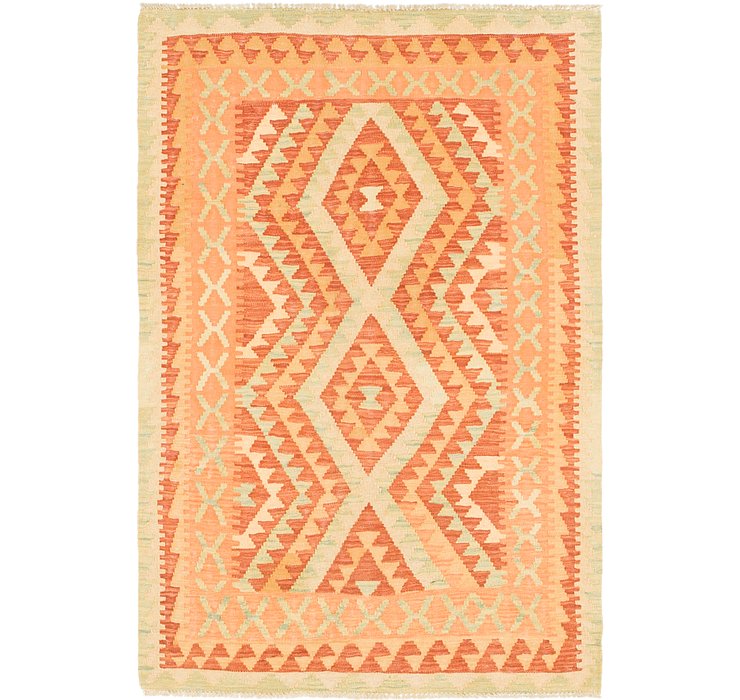 3' 4 x 5' Kilim Waziri Rug