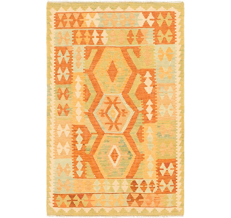 3' 2 x 5' Kilim Waziri Rug