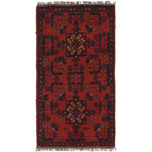 HandKnotted 1' 9 x 3' 4 Khal Mohammadi Rug