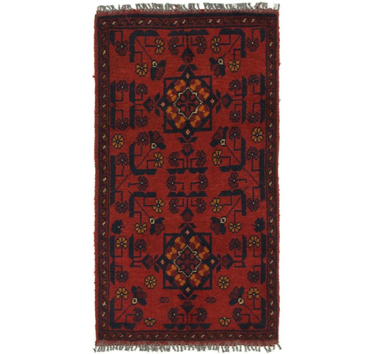 HandKnotted 1' 9 x 3' 4 Khal Mohammadi Rug