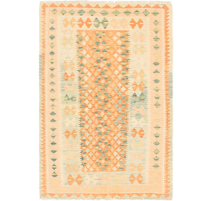 3' 2 x 4' 9 Kilim Waziri Rug