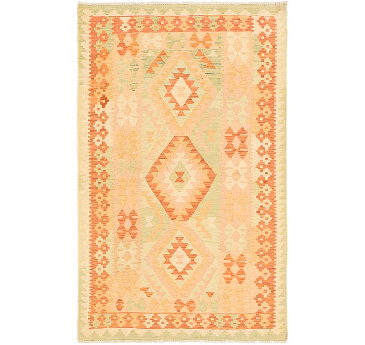 3' 2 x 5' 3 Kilim Waziri Rug