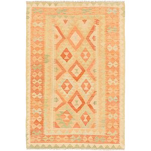 3' 5 x 5' Kilim Waziri Rug