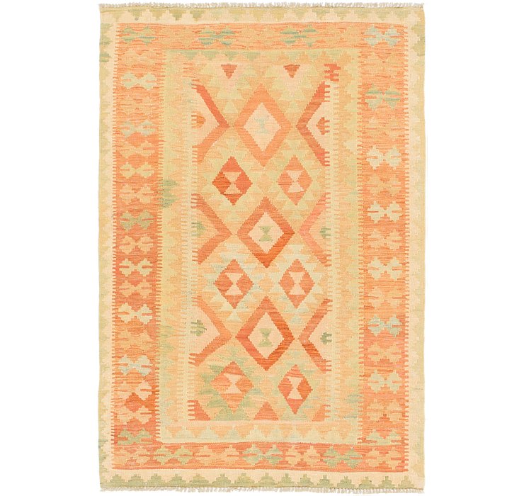 3' 5 x 5' Kilim Waziri Rug