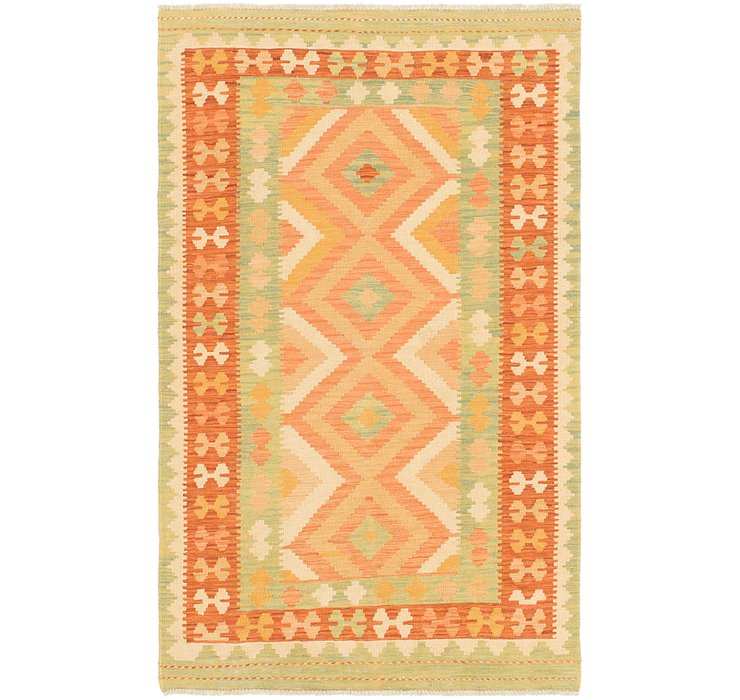 3' 2 x 5' Kilim Waziri Rug
