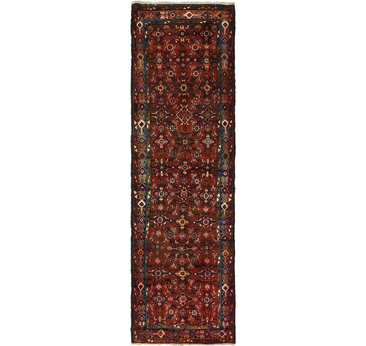 3' 4 x 11' 5 Hamedan Persian Runner ...
