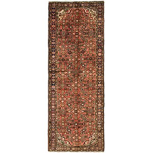 3' 7 x 9' 9 Hossainabad Persian Run...