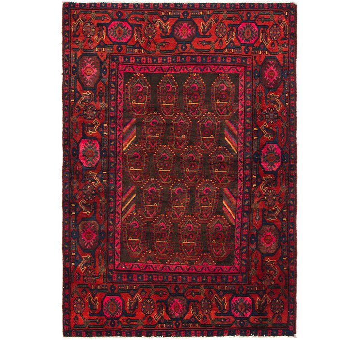 4' 7 x 6' 8 Hamedan Persian Rug