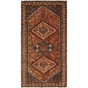 5' x 9' 10 Hamedan Persian Runner ...