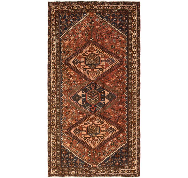 5' x 9' 10 Hamedan Persian Runner ...