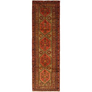 3' 8 x 13' 8 Meshkin Persian Runner ...