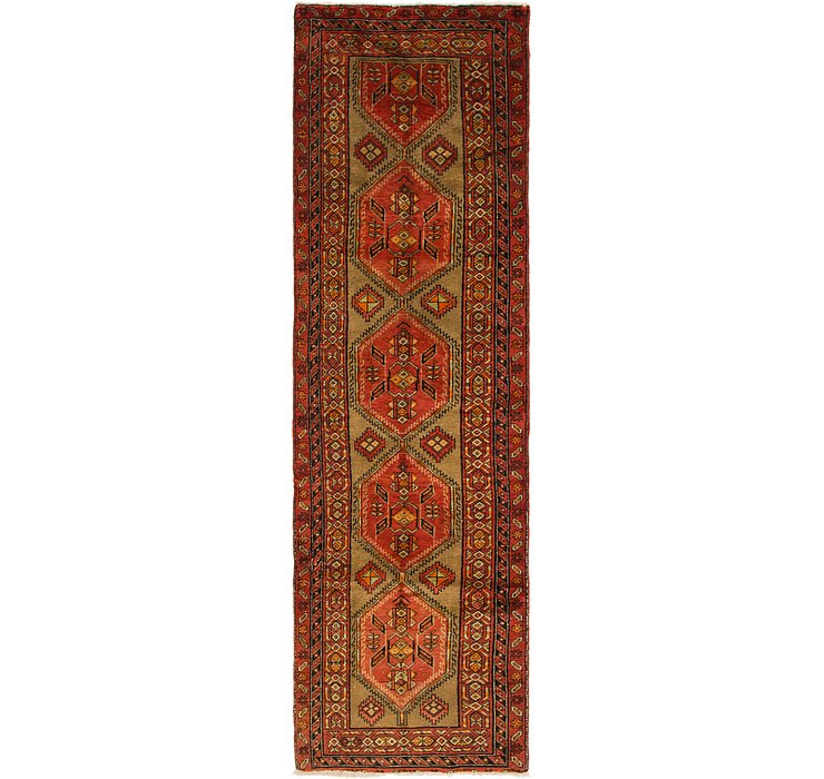 3' 8 x 13' 8 Meshkin Persian Runner ...