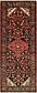 3' 9 x 10' Hamedan Persian Runner Rug thumbnail