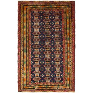 3' 3 x 5' 3 Torkaman Persian Rug