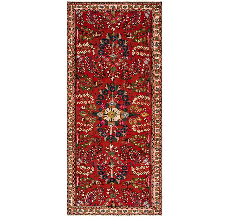 4' 4 x 10' Hamedan Persian Runner ...