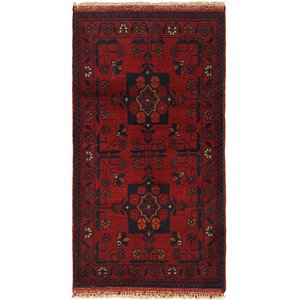 HandKnotted 1' 10 x 3' 5 Khal Mohammadi Rug