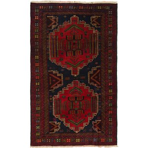 Unique Loom 3' 7 x 6' 5 Balouch Persian Rug
