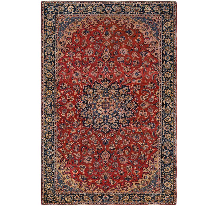 7' 8 x 11' 10 Isfahan Persian Rug