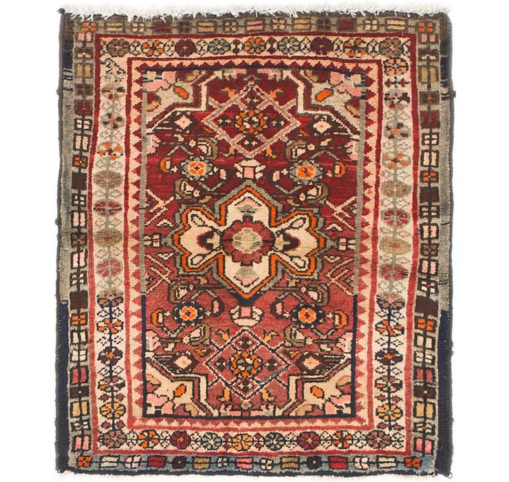 2' 6 x 2' 9 Hossainabad Persian Squ...