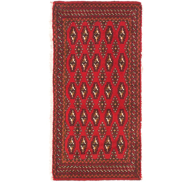 1' 8 x 3' 5 Torkaman Persian Rug