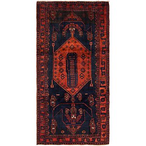 4' 10 x 10' Zanjan Persian Runner Rug