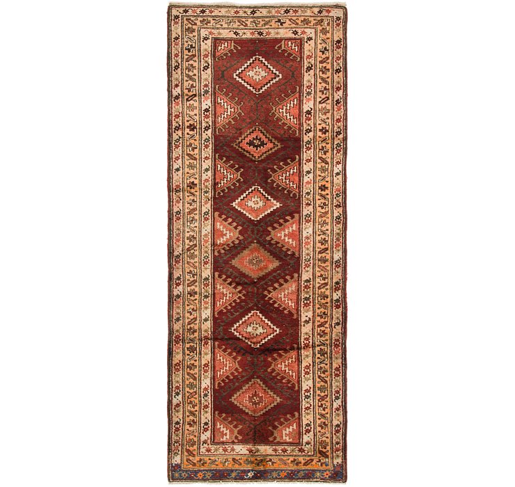 3' 5 x 9' 8 Hamedan Persian Runner ...